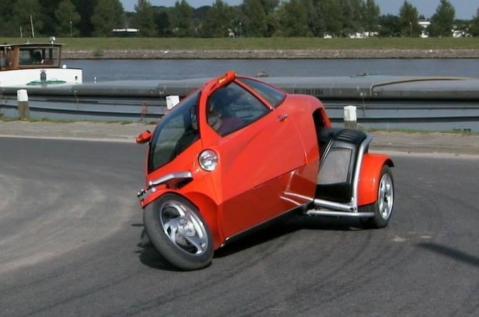1999 van den brink Carver prototype tilting three wheel vehicle