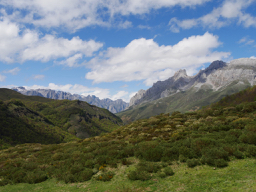 Landscape view of the Picos de Europa montains
