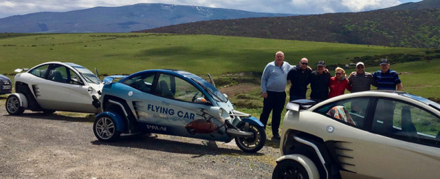 Three Carver Ones and thier owner at 1260 meters