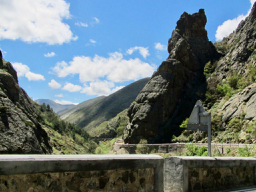 Narrow twisty main road ideal for Carver One